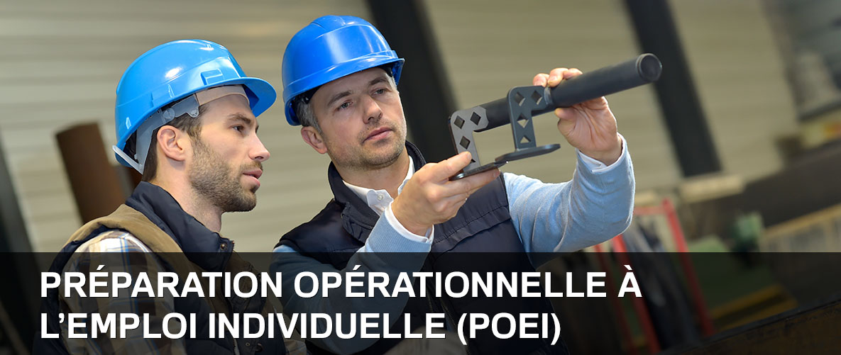 Une préparation opérationnelle à l’emploi individuelle (POEI)